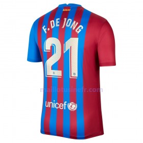Maillot de Foot FC Barcelone F.De Jong 21 Domicile 2021-22